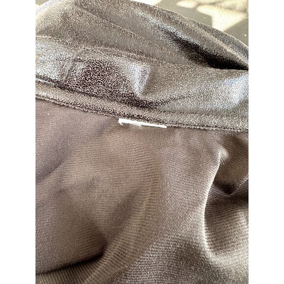 Wonder Nation Black Asymmetrical Zip Moto Biker Jacket size Girls XXL 18 - Picture 3 of 5